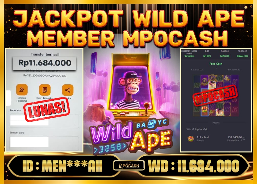 MPOCASH JACKPOT WILD APE